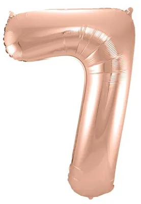 Produktbild von Folat 63137, Spielzeugballon, Folie, Roségold, Geburtstag, Anzahl, 860 mm