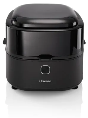 Produktbild von Hisense HAF1350DR Heißluftfritteuse, 6,7 Liter, automatischer Rührarm, intuitives LED-Design, 10 voreingestellte Programme, Schwarz