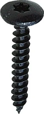 Produktbild von ROCKET Beschlagschraube Flachrundkopf schwarz T30 Vollgewinde 200St 6x40