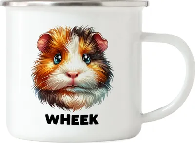 Produktbild von Wheek Meerschweinchen Emaille Tasse Süßes Nagetier Meerschweinchen-Liebhaber
