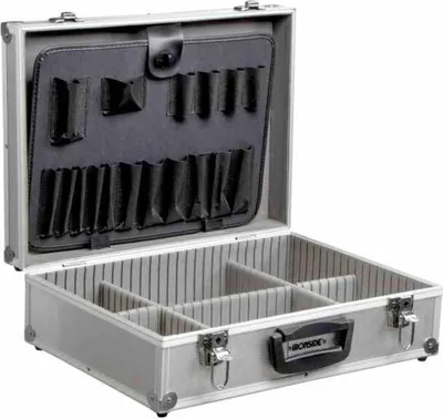 Produktbild von IRONSIDE Alu Werkzeugkoffer silber 460 x 330 x 150 mm, abschließbar