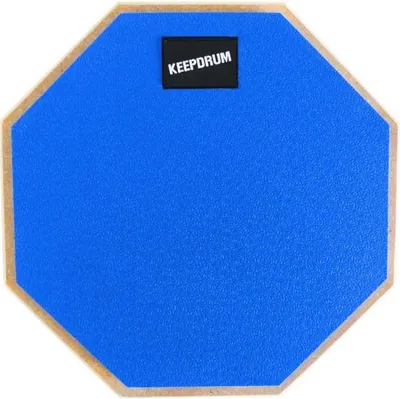 Produktbild von keepdrum DP-BL8 Drum Practice Pad Blau 8 Zoll