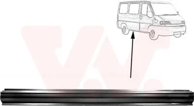 Produktbild von VAN WEZEL Seitenwand Reparaturblech für FIAT DUCATO Pritsche/Fahrgestell (230) DUCATO Kasten (244) DUCATO Bus (230) DUCATO Bus (244, Z) DUCATO Kasten