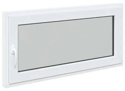 Obrázok produktu pre vidaXL Suterénne okno RISOR 120 x 60 cm, PVC a sklo, biele