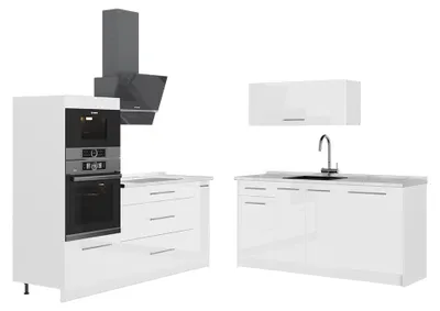 Obrázok produktu pre Kuchyňa Vicco Fame-Line Biely vysoký lesk/biely 340 cm bez pracovnej dosky, Model 63747