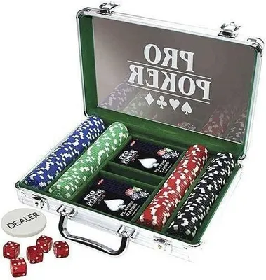 Produktbild von TACTIC Poker Set, ProPoker 200 Jetons, 11,5g