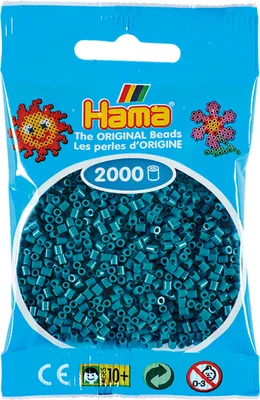 Produktbild von HAMA 501-83 Beutel mit Mini Perlen - Petrol