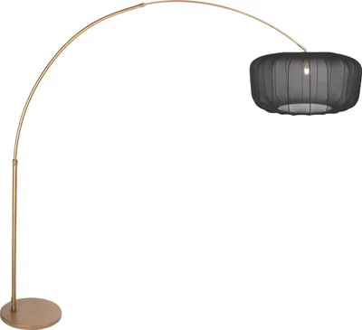 Immagine prodotto di Steinhauer - lampada da terra - Sparkled Light - bronzo - metallo tessile - lampada ad arco - E27 - 4674BR