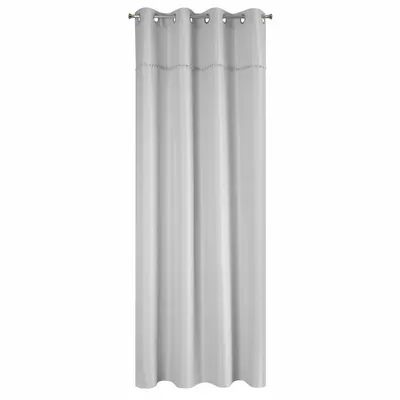 Obrázok produktu pre Záclona DEFNE strieborná 135x260 priechodiek