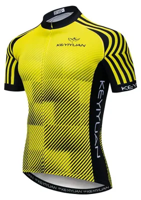 Produktbild von Radtrikot mit kurzen Ärmeln und 3 Rückentaschen für Herren