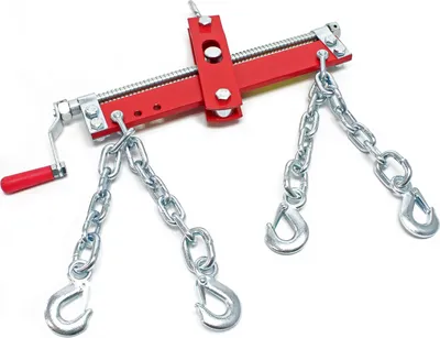 Produktbild von Wiltec Balancierer bis zu 900kg Positionierer für Werkstattkran als Kettenzug, Seilzug mit extra großen Befestigungsaugen Motorheber
