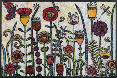 Produktbild von wash+dry Fußmatte Sonnentag" bunt 50x75 cm"