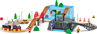 Produktbild von Woody Eisenbahnspielzeug im Kasten - Holz- und Kunststoffbahn