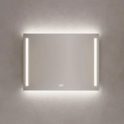 Imagen del producto de Espejo Kronenbach Sun, dimensiones 80 x 60 cm, con iluminación LED lateral y trasera