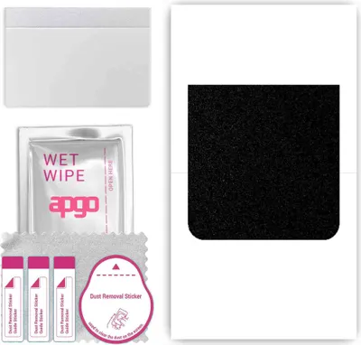 Produktbild von apgo Rückseite Schutzfolie, Skin, kompatibel mit Motorola Razr 50 Ultra, Hinten Displayschutzfolie aus Vinylfolie, kratzfest, einfache Montage - Mattschwarz