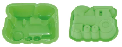 Produktbild von Backform Lokomotive Silikon 9x10x3cm
