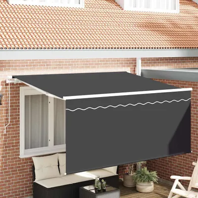 Obrázok produktu pre Maison Exclusive – zatahovacia markíza, antracitová, 300 x 200 cm, látka