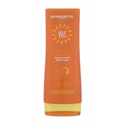 Image de Lait bronzant Dermacol pour un bronzage naturel, 200 ml de lotion pour le corps