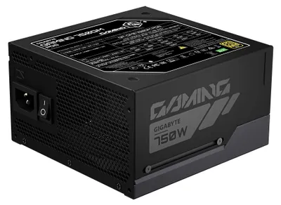 Imagen del producto de GIGABYTE GAMING 750GM PG5, 750 W, 100 - 240 V, 50/60 Hz, 10 A, Activo, 120 W