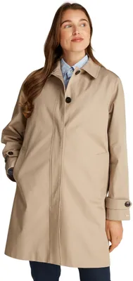 Produktbild von Tommy Hilfiger Damen Trenchcoat 2 In 1 Detachable Knopfleiste, Beige (Beige), 46