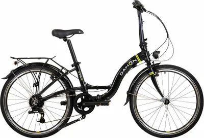 Produktbild von Dahon Unisex Fahrrad Briza D8 Faltrad, 8 Gang, 24", Schwarz