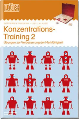 Zdjęcie produktu dla LÜK. Konzentrationstraining 2: Übungen zur Verbesserung der Merkfähigkeit