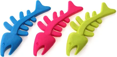 Produktbild von Gummi-Beißring für Hunde - Fisch