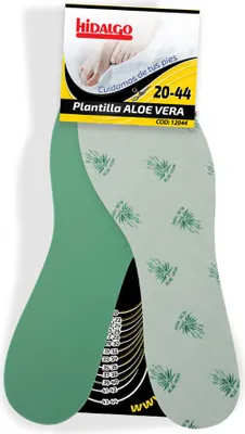 Zdjęcie produktu dla 10 wkładek do butów Aloe Vera Hidalgo – Hidalgo