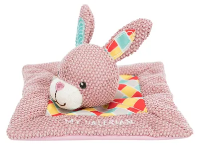 Produktbild von TRIXIE Junior Schnuffeltuch Hase, My Valerian, Stoff, 13 x 13 cm