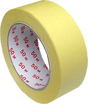 Produktbild von 24x Kreppband Kreppklebeband Abdeckband CLASSIC gelb 38mm x 50m
