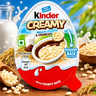 Produktbild von Kinder Creamy Milky & Crunchy 19g