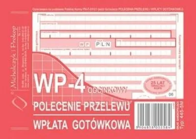 Produktbild von Wp-4 Überweisungsauftrag Gutscheinzahlung Erhalten A6 445-5