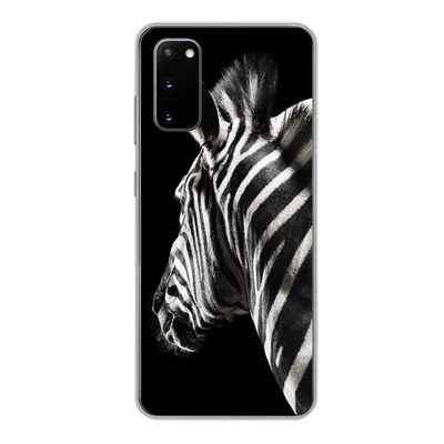 Produktbild von MuchoWow® Handyhülle Schutzhülle Hülle für Samsung Galaxy S20 Zebra - Wilde Tiere - Muster Silikon Softcase Handy Hülle - Bild