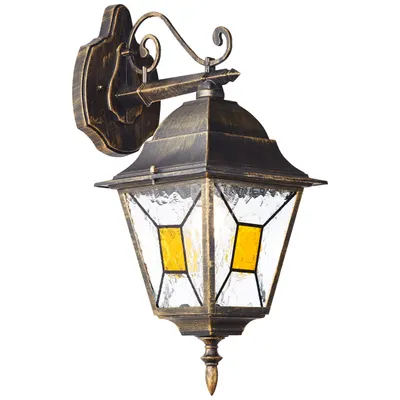 Produktbild von Außen Wandlampe, 44,5 cm Höhe, 18 cm Breite, 1 x E27, IP44