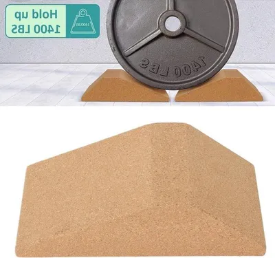 Professionelle Korken Squat Wedge Block für Balance Training, Hochdichte Fitnesszubehör für effektive Squats
