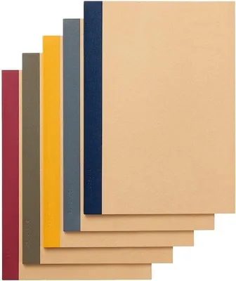Produktbild von Set aus 5 Notizbüchern - B5-Format - farbig