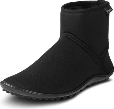 Produktbild von Leguano Thermo schwarz, gefütterte Barfußschuhe Größe 43