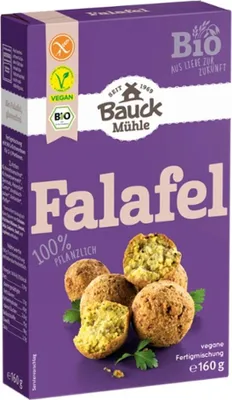 Immagine prodotto di Miscela pronta per falafel – 100% vegetale, 160g | BAUCK MÜHLE