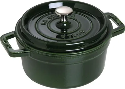 Immagine prodotto di Staub Round Cast Iron Pot - Green  2.2 ltr