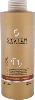 Produktbild von System Professional LuxeOil L1 Keratin Protecting Shampoo 100ml