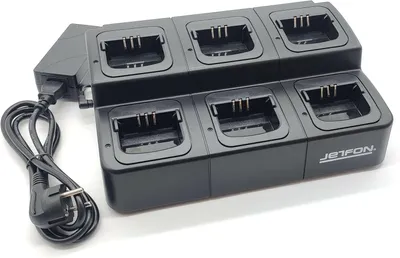 Image de Chargeur multiple - Station de recharge pour radios portatives - Permet de charger 6 appareils simultanément