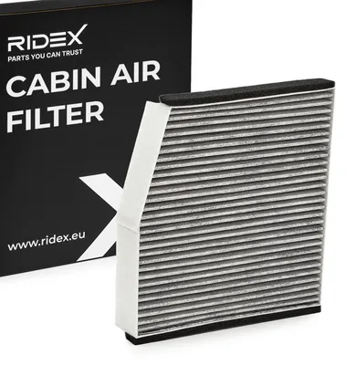 Produktbild von RIDEX 424I0257 Aktivkohle Innenraumfilter Pollenfilter für FORD FOCUS III Turnier für OPEL Corsa C Schrägheck (X01) für AUDI A3 Sportback (8VA, 8VF)