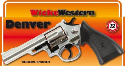 Produktbild von Wicke Pistole Denver Chrom 12-Schuss Spielzeug Revolver