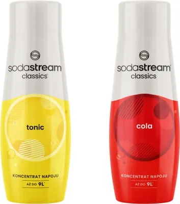 Produktbild von 2x SODASTREAM TONIC Sirup + COLA Saftkonzentrat für Wassersättiger