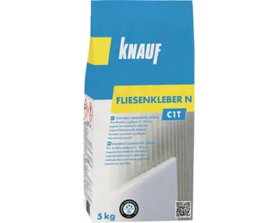 Obrázek produktu pro Lepidlo na obklady a dlažbu KNAUF Fliesenkleber N C1T 5 kg