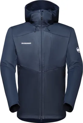 Produktbild von Mammut HE Ultimate VII SO Hooded Jacket Herren Softshelljacke Windstopper blau NEU S
