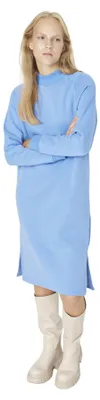 Produktbild von Trendyol Damen Figurbetont Bodycon Rundhalsausschnitt Gestrickt Kleid, Schwarz,