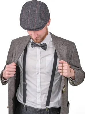 Immagine prodotto di set di accessori anni '20 per uomo 4 pezzi color grigio-oro - taglia unica