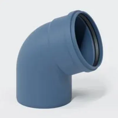 Produktbild von POLOPLAST Bogen, POLO-KAL NG, 160mm/67,5°, Steckmuffe, PP-MD, EPDM, blau, 1 Stk.