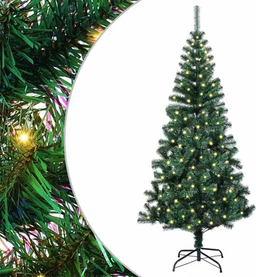Immagine prodotto di Albero di Natale artificiale con luci integrate Verde 120 cm